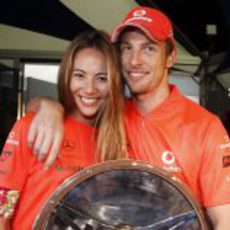 Jessica Michibata y su novio, Jenson Button