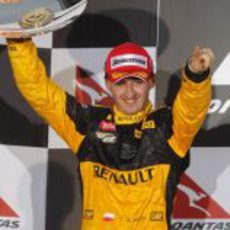 El primer podio de Robert Kubica en 2010
