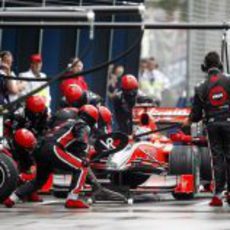 Parada en boxes para Glock en Melbourne