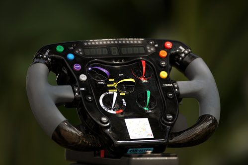 El volante de Force India