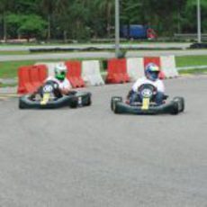 Un poco de 'karting' para calentar