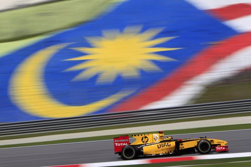 Robert Kubica en el GP de Malasia 2010