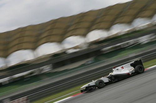 Pedro en el GP de Malasia 2010