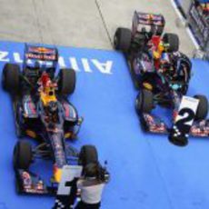 Sebastian Vettel 1º y Mark Webber 2º en Sepang