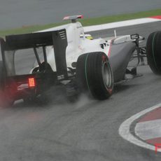 De la Rosa prueba el 'F-duct' de Sauber