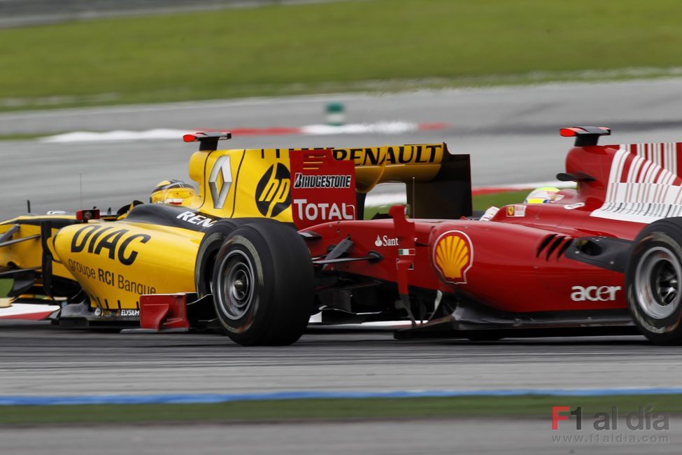 Massa intenta adelantar a Kubica