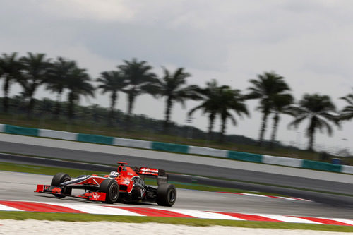 Glock rueda en los libres 3 del GP de Malasia 2010