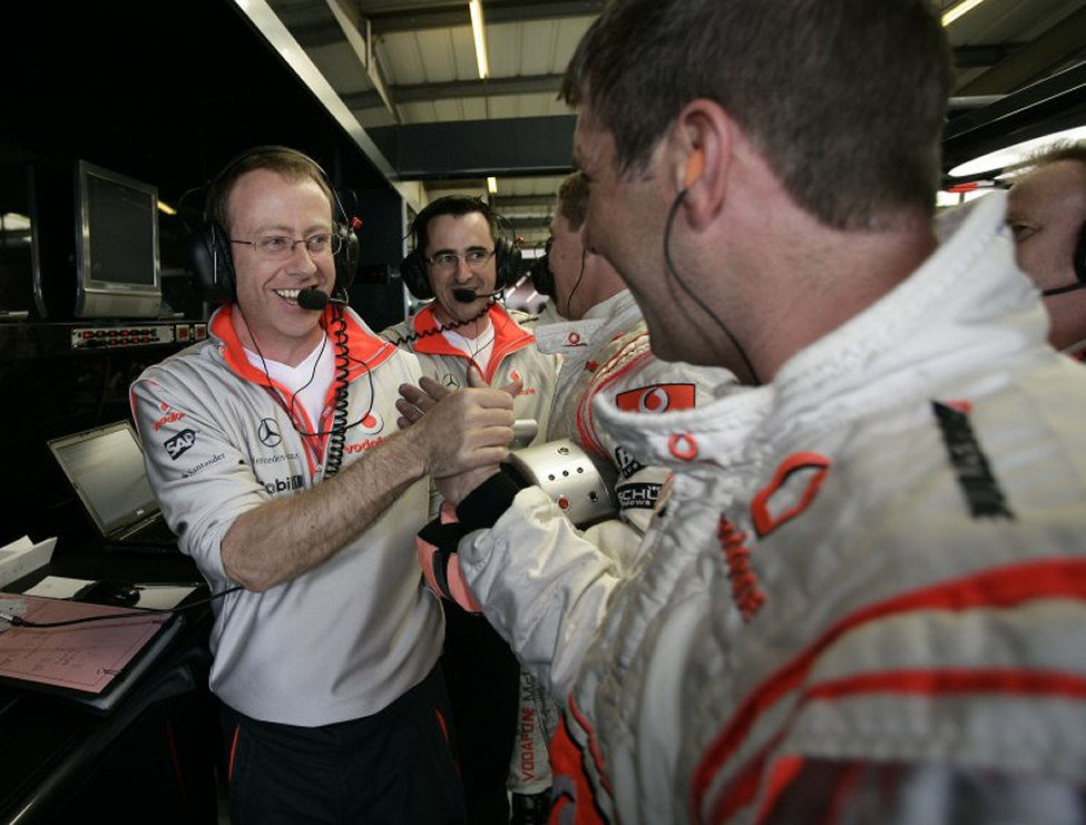 Alegría en McLaren