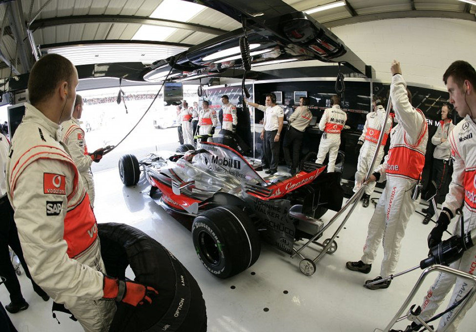 Kovalainen en boxes