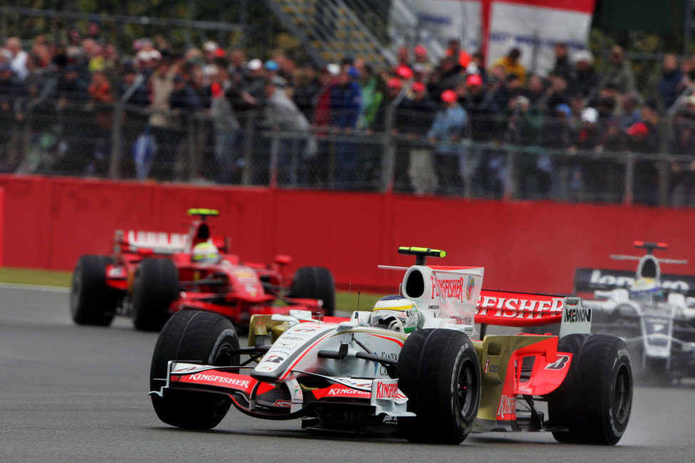 Fisichella en Silverstone