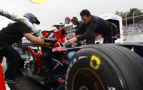 Vettel en el Toro Rosso