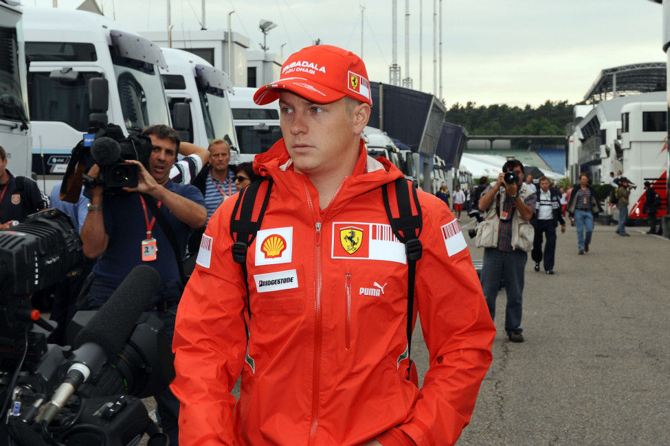 Raikkonen llega a Hockenheim