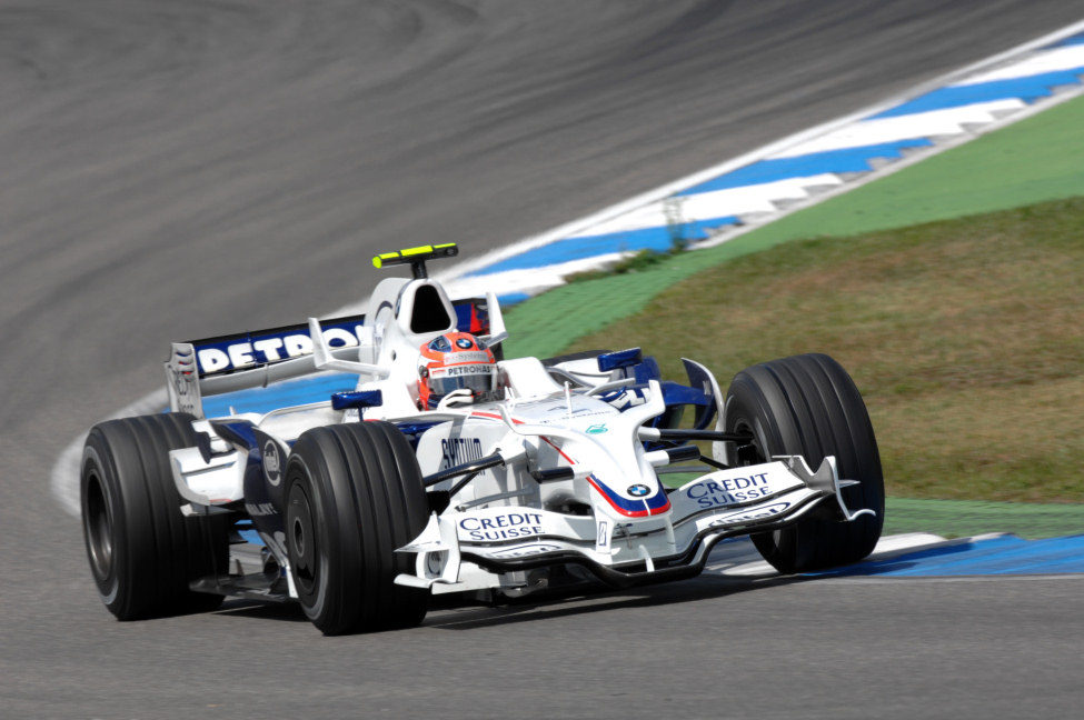 Kubica en la pista