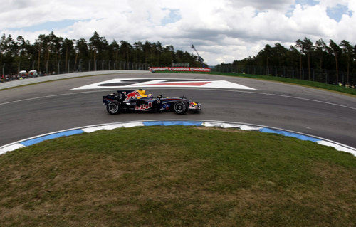 Webber en una curva