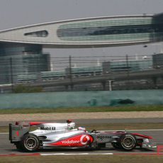 Jenson Button en el GP de China 2010