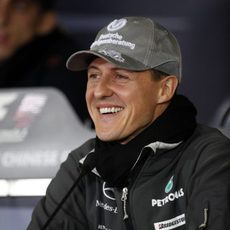 Schumacher en rueda de prensa