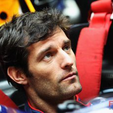 Webber sentado en su RB6