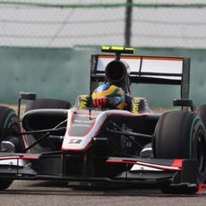 Senna rueda en el GP de China 2010