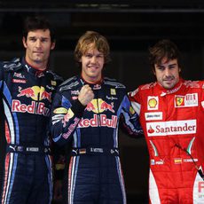 Webber, Vettel y Alonso encabezan la calificación del GP de China 2010