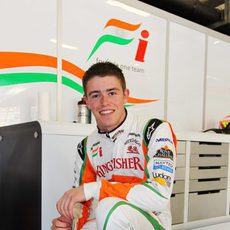 Paul di Resta en Shanghai