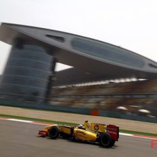 Vitaly Petrov en el GP de China 2010