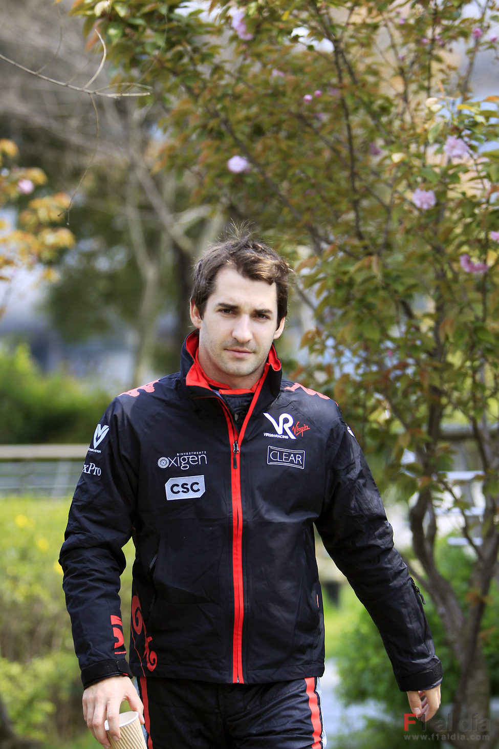 Timo Glock llega al circuito de China