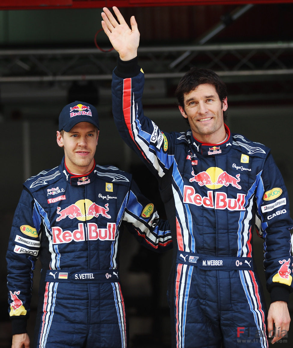 Vettel y Webber saldrán en primera línea