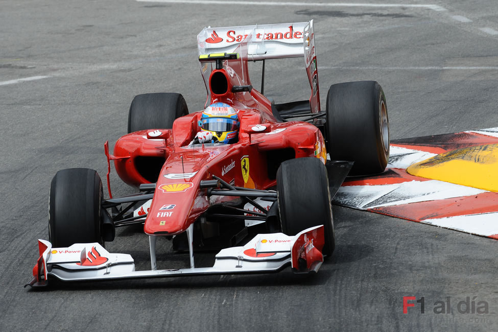 Alonso durante la remontada