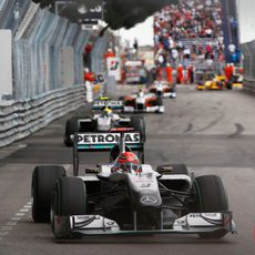 Schumacher y Rosberg