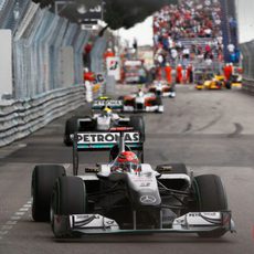 Schumacher y Rosberg