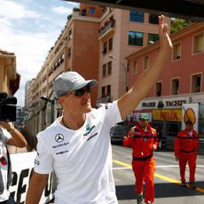 Schumacher llega a Montecarlo
