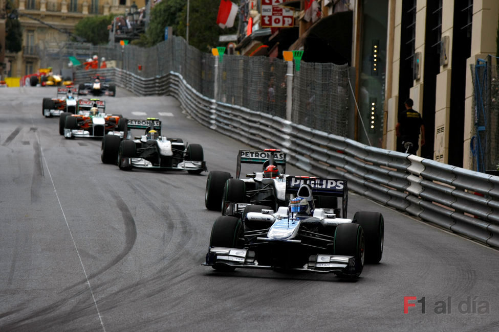 Barrichello en la pista