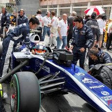 Hulkenberg en la parrilla