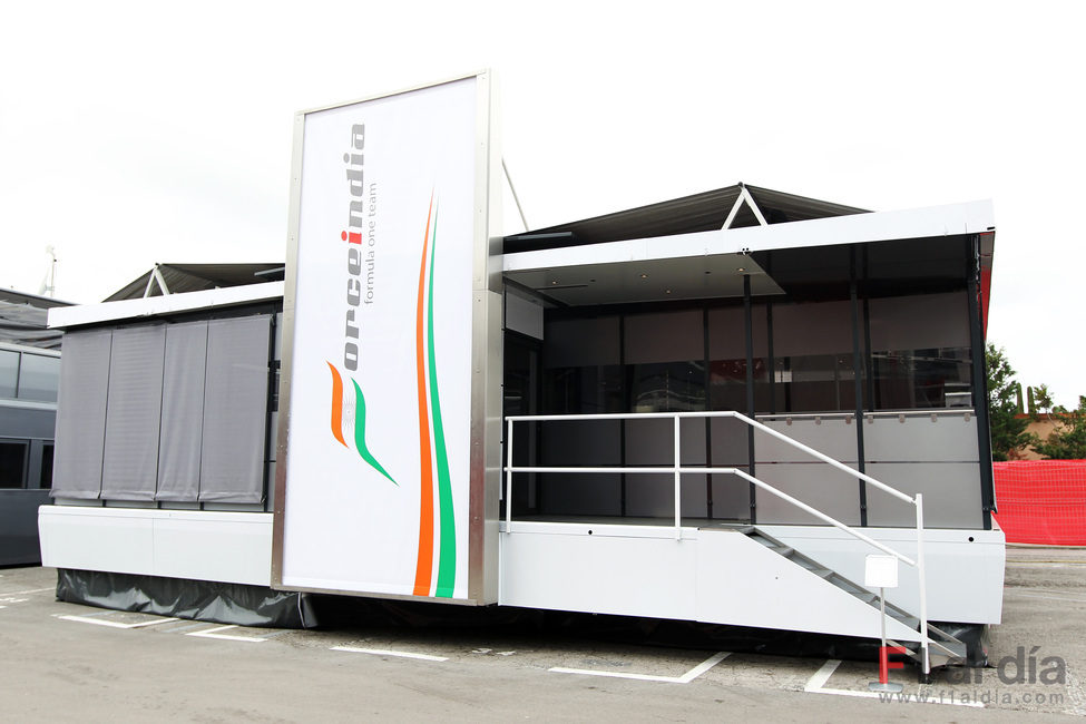 'Motor home' de Force India