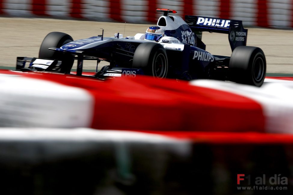 El Williams FW32 en la calificación del GP de España 2010