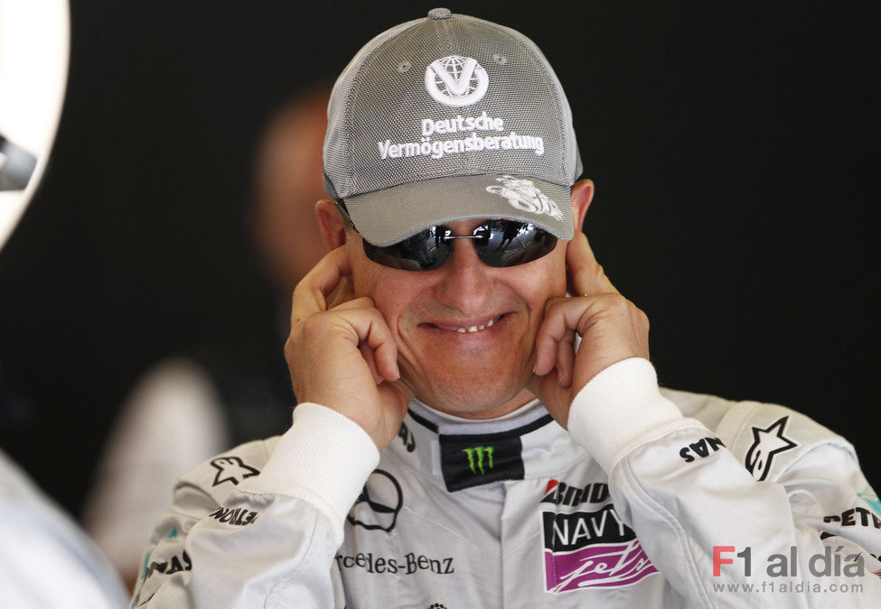 La sonrisa ha vuelto a la cara de Schumacher