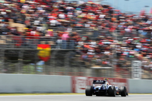 Hülkenberg ante la afición española