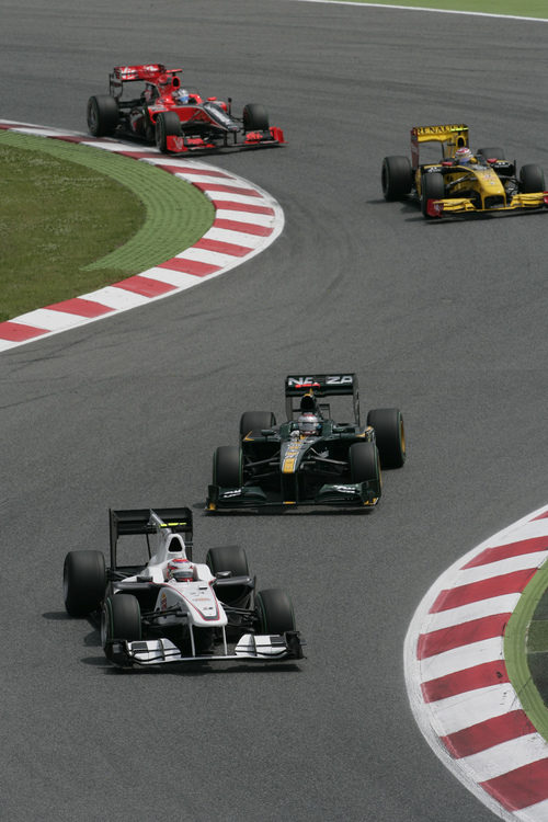 Kobayashi acabó 12º en el GP de España 2010