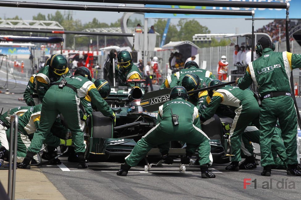 Parada en boxes para Jarno Trulli