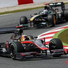 Chandhok por delante de Trulli