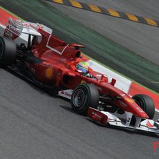 Felipe acabó sexto el GP de España 2010