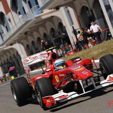 Alonso en el Gran Premio de Turquía