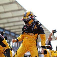 Kubica se monta en el Renault