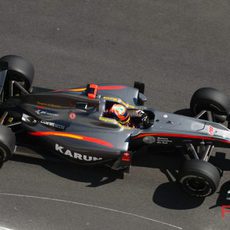 Karun en su primer GP de Mónaco de Fórmula 1