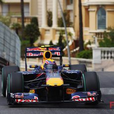 Webber da sus primeras vueltas a la pista de MonteCarlo