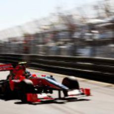 Di Grassi aprende con el F1 en MonteCarlo