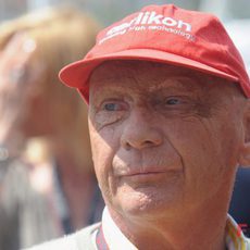 Niki Lauda en el GP de Mónaco 2010