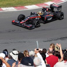 Karun Chandhok completa sus primeras vueltas en Montreal