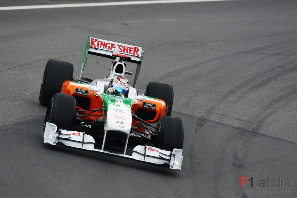 Adrian Sutil en los libres de Canadá