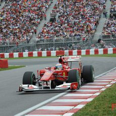 Alonso en la carrera de Montreal